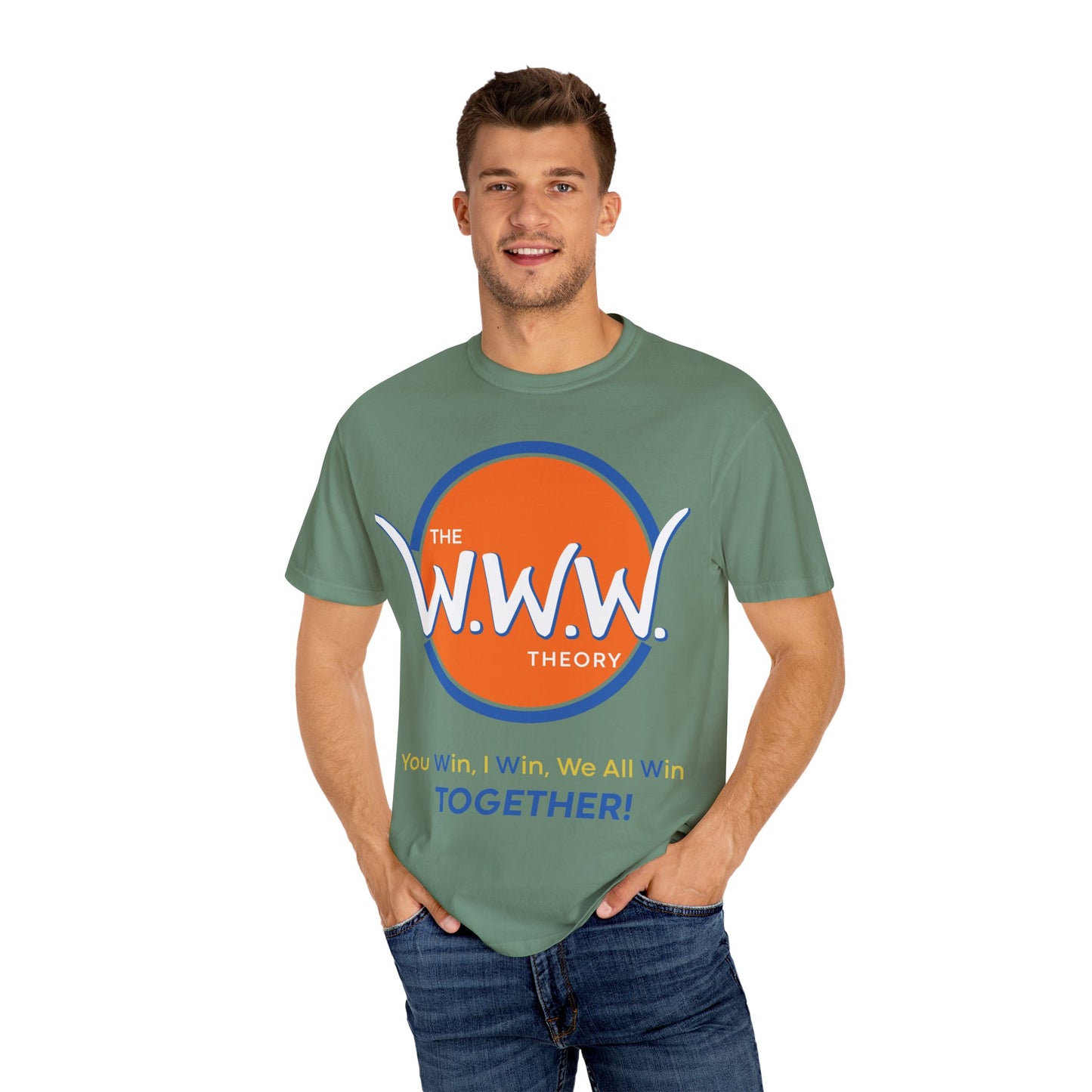 The W.W.W. Theory | You Win, I Win, We All Win TOGETHER! | History Makers Collection T-shirts | Beefy-T®  Short-Sleeve T-Shirt